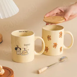 Tassen, cremefarbene Tasse, Weihnachtsgeschenke, Keramik im europäischen Stil, Wasserbecher, klassisches Muster, Retro-Kaffee, Haushaltsdekoration