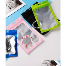 Present Wrap Color SelfSealing Bag Gift Wrap Mobiltelefonfodral PVC Data Förpackningssmycken Anpassade kosmetika Whole8042982 Drop Delivery DHX3B