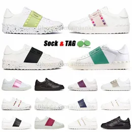 loafers dress shoes for mens womens 2024 new white black leather wedding shoe luxury metallic gold sliver green red purple lilac grape unc blue multi color spikes shoe