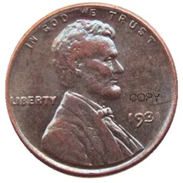 US 1931 P S D Penny Penny Head One Cent Copper Copy Accessories Monety 160J