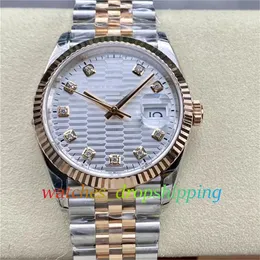 VSF UNISEX Watch 36 mm ETA 3235 Automatyczny ruch diamentowy Fled Bezel Jubilee 904L Stalowa bransoletka 126234 VS Factory Super Edition Wristwatch