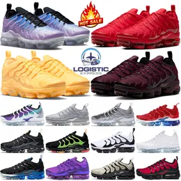 TN Plus Max Vapores Running Shoes Men Women Tns Black White Red Wolf Gray Atlanta Neon Yolk Bubblegum Olive Red Outdoor Trainers Attorial Sneakers Areep