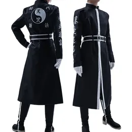 HOLOUN Tokyo Revengers Anime Cosplay Costume Ran Haitani Rindo Tenjiku Brothers Embroidery Coat Halloween Christmas Gift 240229