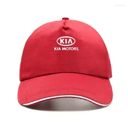 قبعات الكرة قبعة قبعة البيسبول EN 'KIA CAR OGO UER CAUA AE OID COOUR High Quaity Cotton Portton