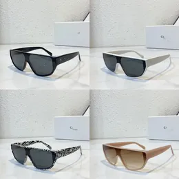 Gli occhiali da sole casual e alla moda firmati Retro Fashion Luxury Sunglasses da donna sono semplici e versatili in lamiera importata dall'Italia 40195