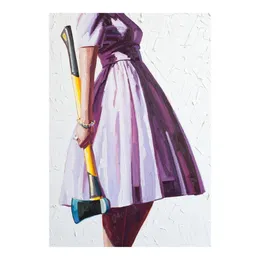 Kelly Reemtsen Axe Oil Painting Poster Print Print Home Decor FramedまたはUnframed Popaper Material2599