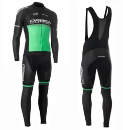 2020 Orbea 팀 사이클링 긴 저지 19D 젤 패드 자전거 바지 세트 Quich Dry MTB Ropa Ciclismo Long Sleeve Bicycling Maillot Culotte1895453