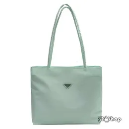 PRA Tote Bag Designer Bag Luxury Bag Bolsas Moda Grande Capacidade Bolsa Feminina Lona Top Quality Multifuncional Presente de Natal Carta de Cor Sólida 1617