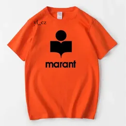 Marant designer designerski koszulka Marant Men's T-shirts Summer Marant T-shirt mężczyzn Kobiety Bawełniany harajuku koszulka O-Neck Mężczyzna przyczynowa Tshirty Luksusowa marka 1680