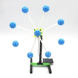 Creative Science Experiment DIY Solar Energy Ferris Wheel Handmade Toys Kids Puzzle Solar Toy Physical Teaching Resources 240307