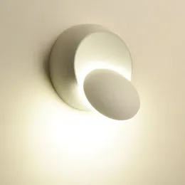 Lampada da comodino decorativa per camera da letto Loft Sconce Light regolabile a 360° girevole per interni domestici moderni 6W Wall LED Lights206B