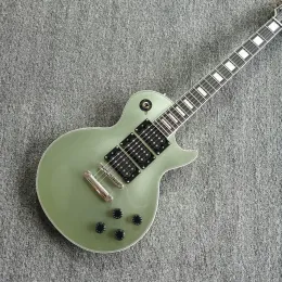 جديد خضراء فضية وردية 6 سلسلة LP Rosewood Fingerboard Guitar الكهربائية