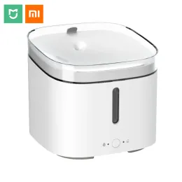 Controllo Xiaomi Smart Pet Water Dispenser 2L Dog cucciolo per gatto per gatto per gatto automatico silenzioso distributore di acqua vivente lavoro con mijia app