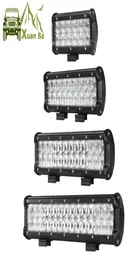 XuanBa 30W 60W 90W 120W 5D Lens Led Light Bar 12V 24V for Tractor Jeep 4x4 Off Road 4WD Motorcycle Truck SUV ATV Spot Combo Beam W6304695