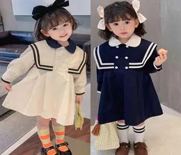 Melario Kids Girls Dresses mode Korea Style Baby Casual Spring Vestidos Children Princess Patchwork Cutumes 37Y 2104183405212