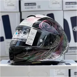 Motosiklet Kaskları X14 Kask X-Fourteen X-Spirit III KUJAKU TC10 FL Yüz Yarışı Casco De Motocicleta Bırakan Teslimat Otomobilleri Motorc OTUG6