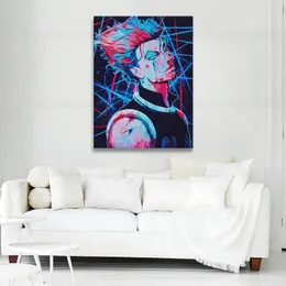 Nordische Plakate Wandkunst Leinwand Malerei Hunterxhunter Hisoka Morow Hxh Anime für Wohnzimmer Dekorati Gemälde 308z