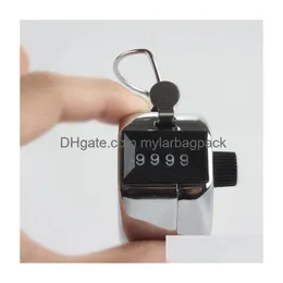 Counters Wholesale Tally Counter Hand Held Golf Stroke Lap Inventory Count - Metal New Arrival 100Pcs/Lots Drop Delivery Office School Dhx0N