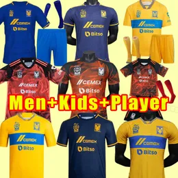 2023 2024 GIGNAC Tigres UANL camisas de futebol casa fora terceiro 23 24 México liga MX Vargas AQUINO PIZARRO NICOLAS F.THAUVIN camisas de futebol fãs versão do jogador