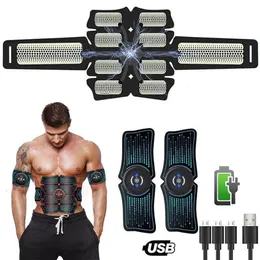 EMS Muscle Trainer Toner Vibration Body Slimming Belt Unisex Abdominal Stimulator Machine AB Trainer Home Gym Fitness Equiment 240220