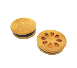 3 strati Delizioso hamburger biscotto in lega di zinco metallo fumo tabacco erba smerigliatrice fumo use6964771