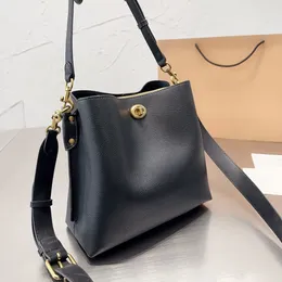 Designer axelväskor charlie tryckt läder handväskor kvinnor handväska stor handväska olika stilar blommor körsbär hink ly väska