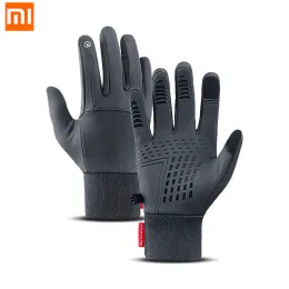 Controle xiaomi mijia luvas quentes à prova de vento tela sensível ao toque repelente de água antiderrapante resistente ao desgaste equitação luvas esportivas inverno