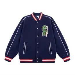 Designer Jacket Pilot Pilot Men's Trench Coat Varsity Men's Baseball Hip Hop Harajuku Alphabet Patchwork Leather Tianma Embroidery Street Wear Men's Ex Ex Ex Coat Size M-XXXL #007