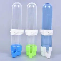 1 peça alimentador automático de plástico para pássaros de estimação papagaio bebedor de água copo tigela gaiola alimentador suprimentos 17cm 3 3cm348o