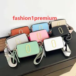 Designer Bag Snapshot Multi-Color Camera Bag Classics Mini Mark Handbag Womens Wide Strap Ombro Moda Luxo Couro Flash Alta Textura Carteira11