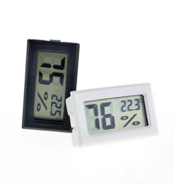 2020 novo blackwhite FY11 Mini Digital LCD Ambiente Termômetro Higrômetro Medidor de temperatura de umidade na geladeira do quarto ice4399450