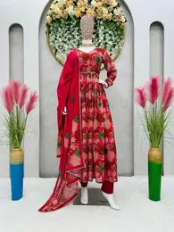 Etniska kläder Salwar Kameez Party Dress Designer India Wedding Pakistan