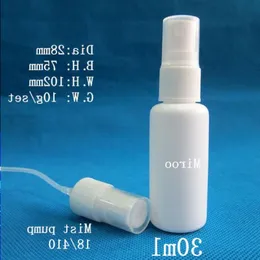 100 2 세트/로트 30ml 분무기 펌프 빈 병, 30cc/1oz 소형 플라스틱 향수 스프레이 병 gjrpm