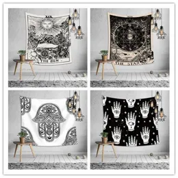 寝室の壁ぶら下げタペストリー装飾Euramerican Divination Astrology Printing Tablecloth Bed Sheet Yoga Mat Beach Towel Party309E