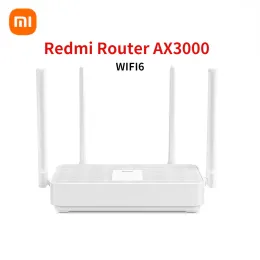 コントロールXiaomi RedmiルーターAX3000 Wifi6 Mesh Wifi Gigabit2.4g/5.0GHzデュアルバンドワイヤレス信号アンプ高ゲインアンテナWiFiリピーター
