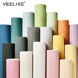 3 Metre Mat Renkli Duvar Kağıdı Mobilya Dolabı Yenileme Kiremit Etiketleri Yatak Odası Vinil Film DIY Kendinden Yapışkan Oda Dekor 20298D