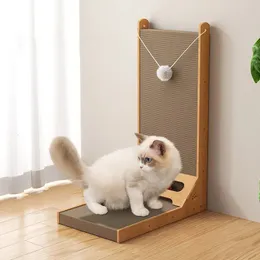 고양이 스크레이퍼 스크래퍼 타워 등반 트리 액세서리 고양이 애완 동물 제품 긁힘 포스트 폴 볼 스크래치 보드 클로 샤프너 240309