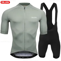 Juventude camisas de bicicleta dos homens verão manga curta conjunto camisa ciclismo mtb maillot ropa ciclismo wear roupas respiráveis 240307