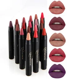 Makeup Lipstick Pencil Cosmetics Matte Lips Pigment Naken Lipstick Långvarig matt Lipstick Pencil Makeup Bea0618290936
