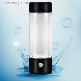 Mugs Water Bottles Hydrogen Bottle Portable Ionizer Machine Generator Rich Glass Health Cup L240312