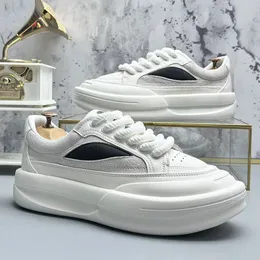 Wedding Dress Italian Style Party Business Shoes Fashion Vulcanize Breathable Casual Sneakers Round Toe Thick Bottom Leisure Walking Loafers W33 8918