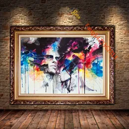 Couple Graffiti Picture Great Gift for Love Premium Art Print HD Canvas Prints Wall Art for Home DecorUnframed327n