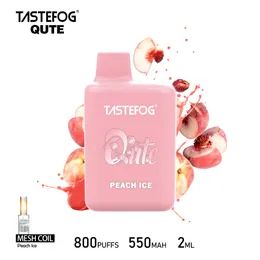 Hot Selling Tastefog Qute 800 Puffs Pods Desechables Tpd OEM/ODM Vapes Factory