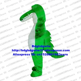 Mascot Costumes Green Crocodile Alligator Mascot Costume Adult Cartoon Character Outfit Suit Give Out Leaflets Circularize Flyer Zx639