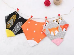 Cartoon INS Bibs Burp Cloths 2020 Baby Girls Boys Teething Bibs Sets Burp Cloths Infants Bandana Drool Bibs 4pcssets M23891566700