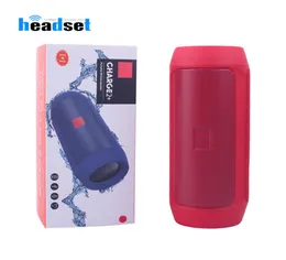 universal Portable bluetooth Wireless Speakers Charge2 IPX5 WaterProof bluetooth speaker with power bank 2400mAh for smartphones5652363