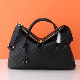 Designerväska Herr- och kvinnors mode på väskan quiltad läder resväska hög kvalitet handgjorda väska axelväska crossbody väska 56 cm stor kapacitet resor