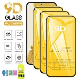 9D gehärtetes Glas Displayschutzfolie für Xiaomi Redmi Note 12 Pro 11 10 9 8 7 6 9S 10S 11S 12S Vollständige Abdeckung Klarglasfolie