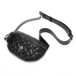 Shoulder Bags Eagle Head Bag Luxury Deisgners Women's Chest Leather Waist Chain Crossbody Messenger And Purse