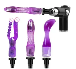 Nxy Dildos 2in1 Universal Dildo Penis Silicone Massage Head for Fascia Massager Gun Women Masturbation Sexy Toys Sex Shop5884871